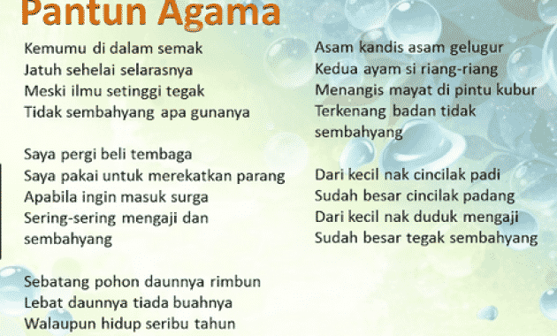 Detail Gambar Pantun Agama Nomer 4