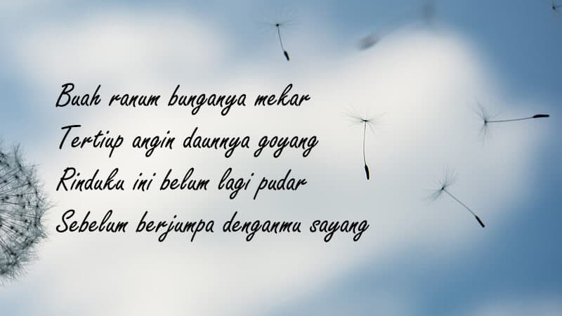 Detail Gambar Pantun Buat Pacar Nomer 2