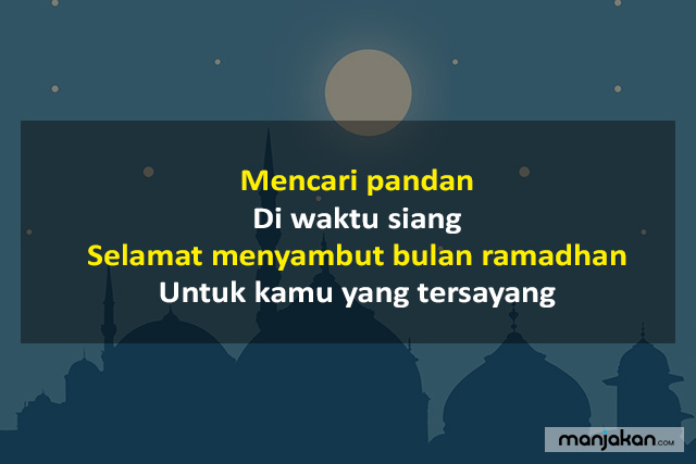 Detail Gambar Pantun Bulan Puasa Gambar Pantun Lucu Nomer 30