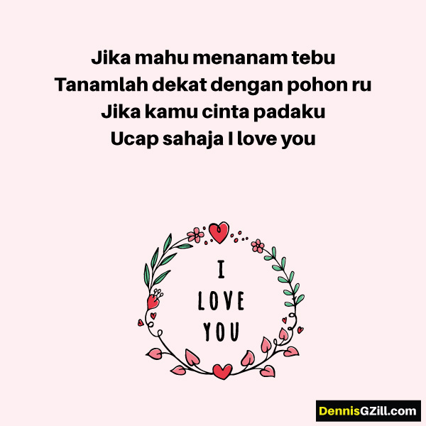 Detail Gambar Pantun Cinta Lucu Nomer 3