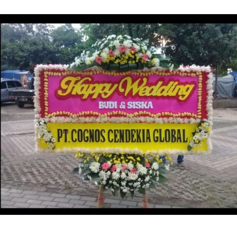 Detail Gambar Papan Bunga Happy Wedding Nomer 11