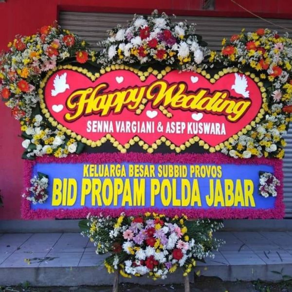 Detail Gambar Papan Bunga Happy Wedding Nomer 17