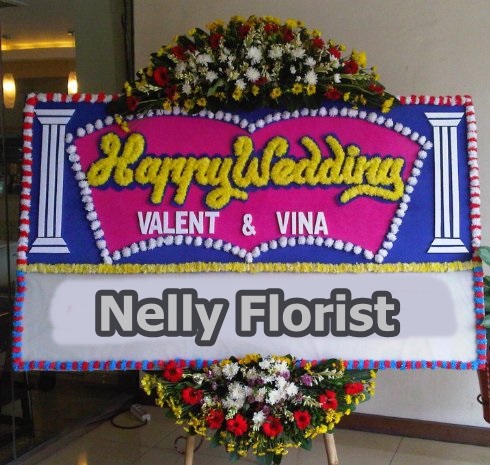 Detail Gambar Papan Bunga Happy Wedding Nomer 19