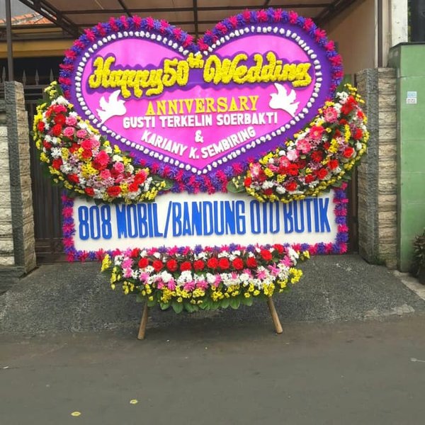 Detail Gambar Papan Bunga Happy Wedding Nomer 26