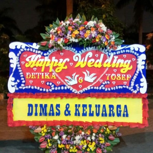 Detail Gambar Papan Bunga Happy Wedding Nomer 33