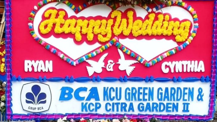 Detail Gambar Papan Bunga Happy Wedding Nomer 55