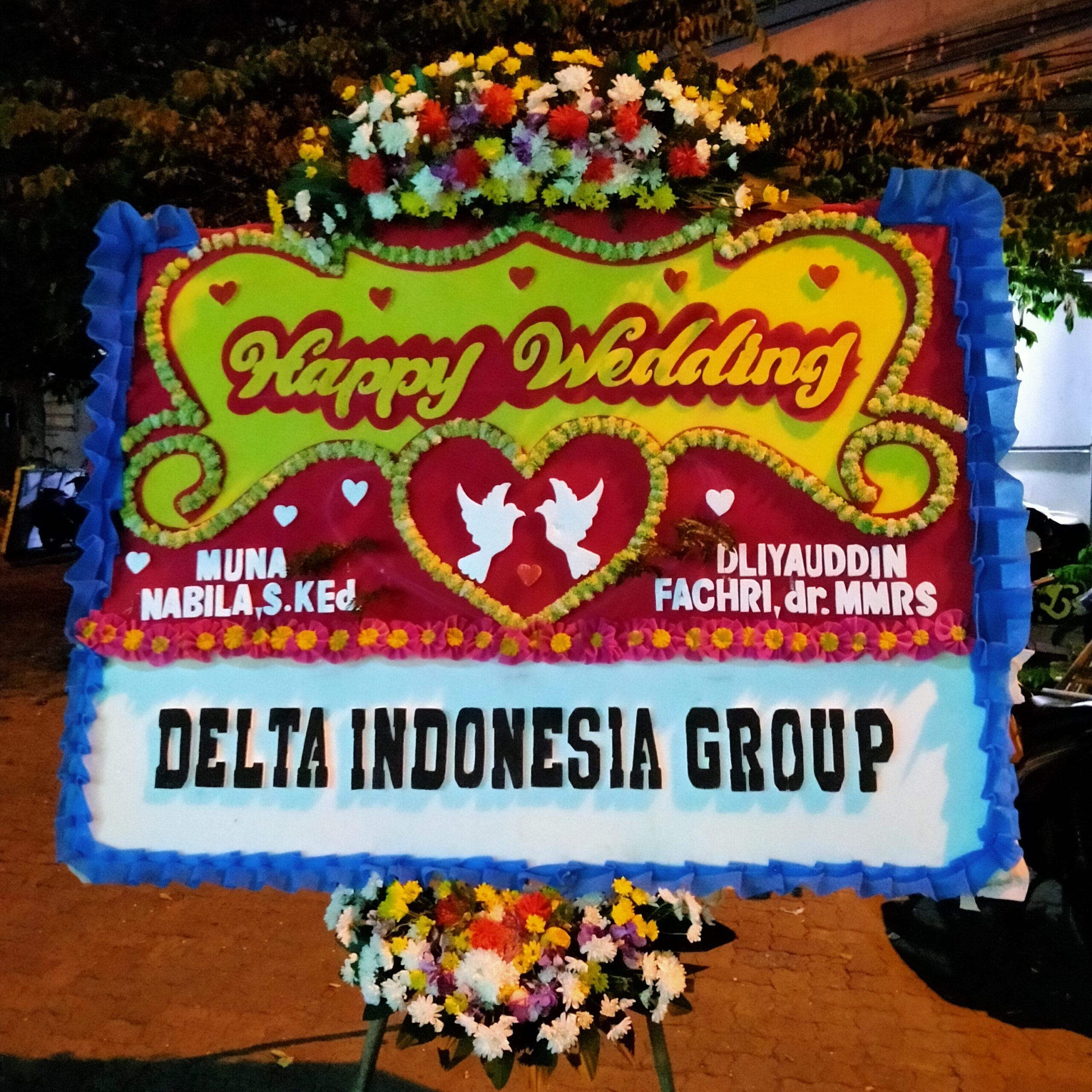 Detail Gambar Papan Bunga Happy Wedding Nomer 56