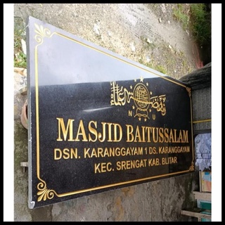 Detail Gambar Papan Nama Masjid Nomer 26