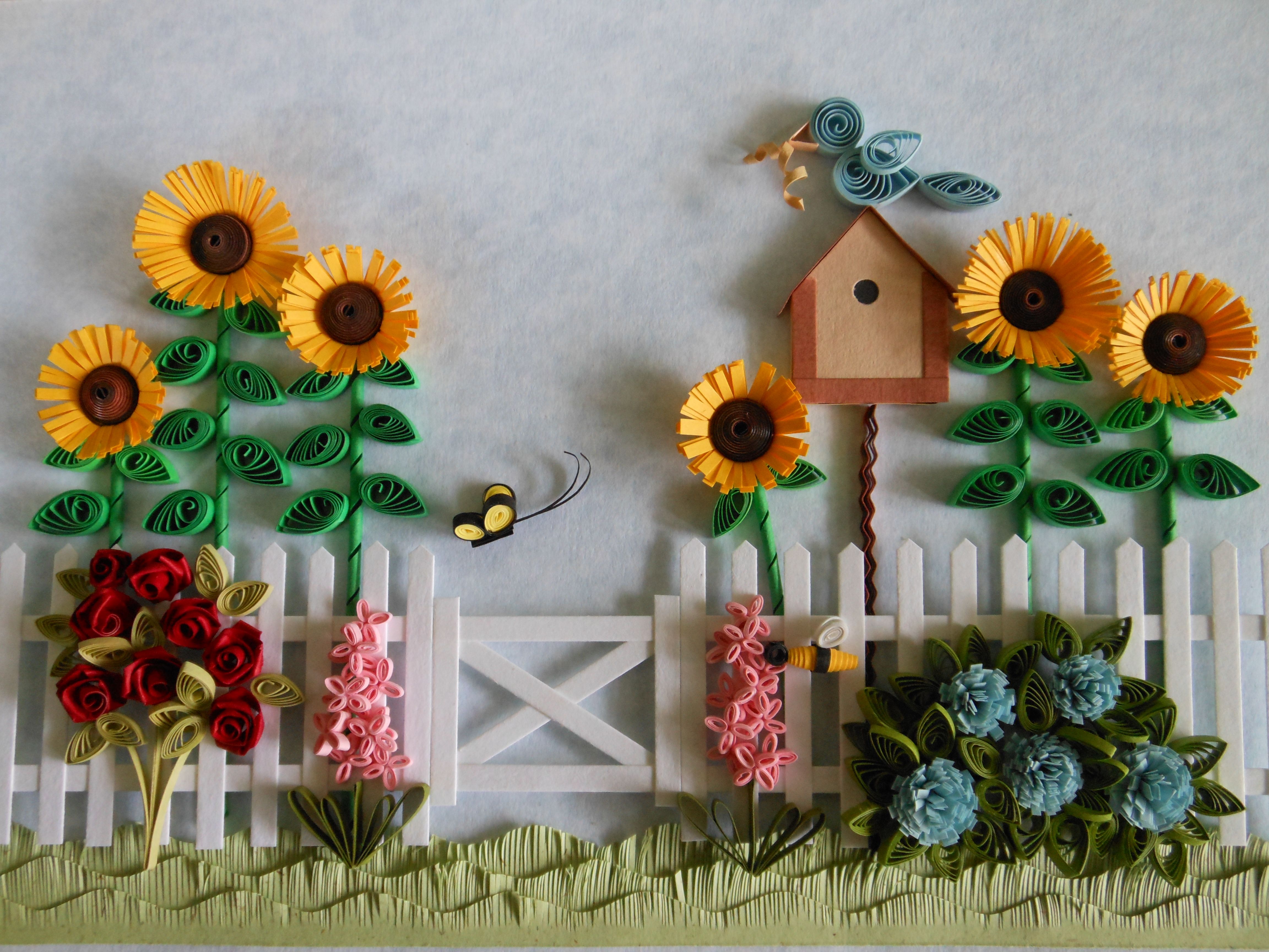 Detail Gambar Paper Quilling Bunga Matahari Nomer 20