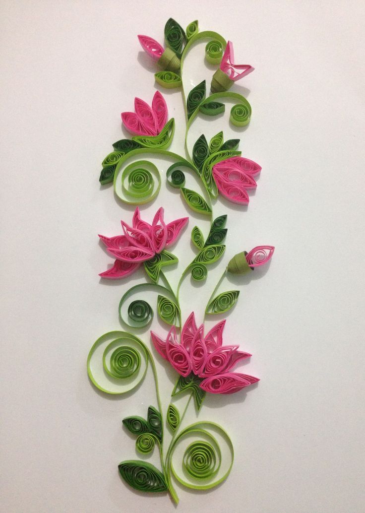 Detail Gambar Paper Quilling Bunga Mawar Nomer 14