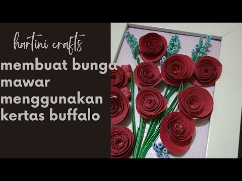 Detail Gambar Paper Quilling Bunga Mawar Nomer 21