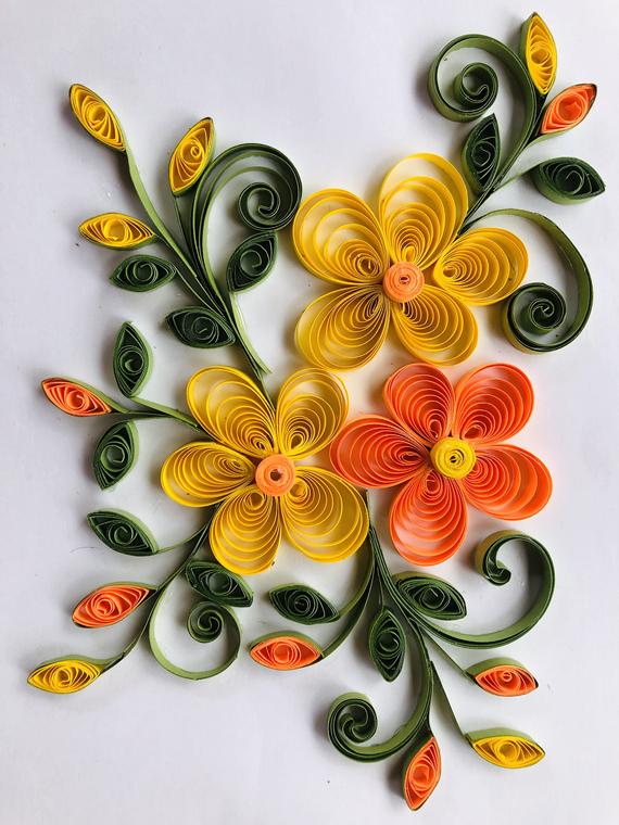 Detail Gambar Paper Quilling Bunga Mawar Nomer 8