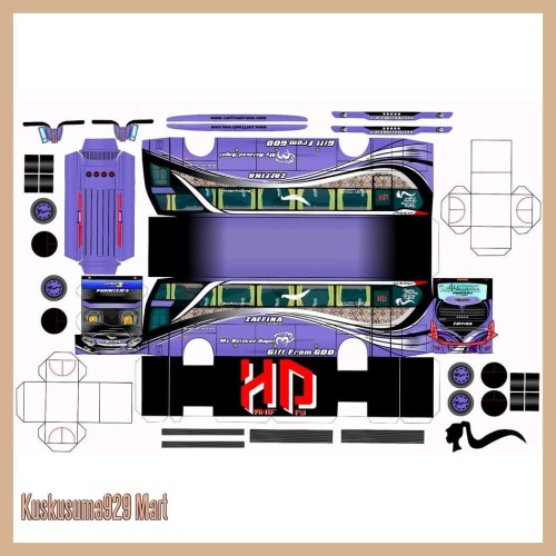 Detail Gambar Papercraft Bus Nomer 26