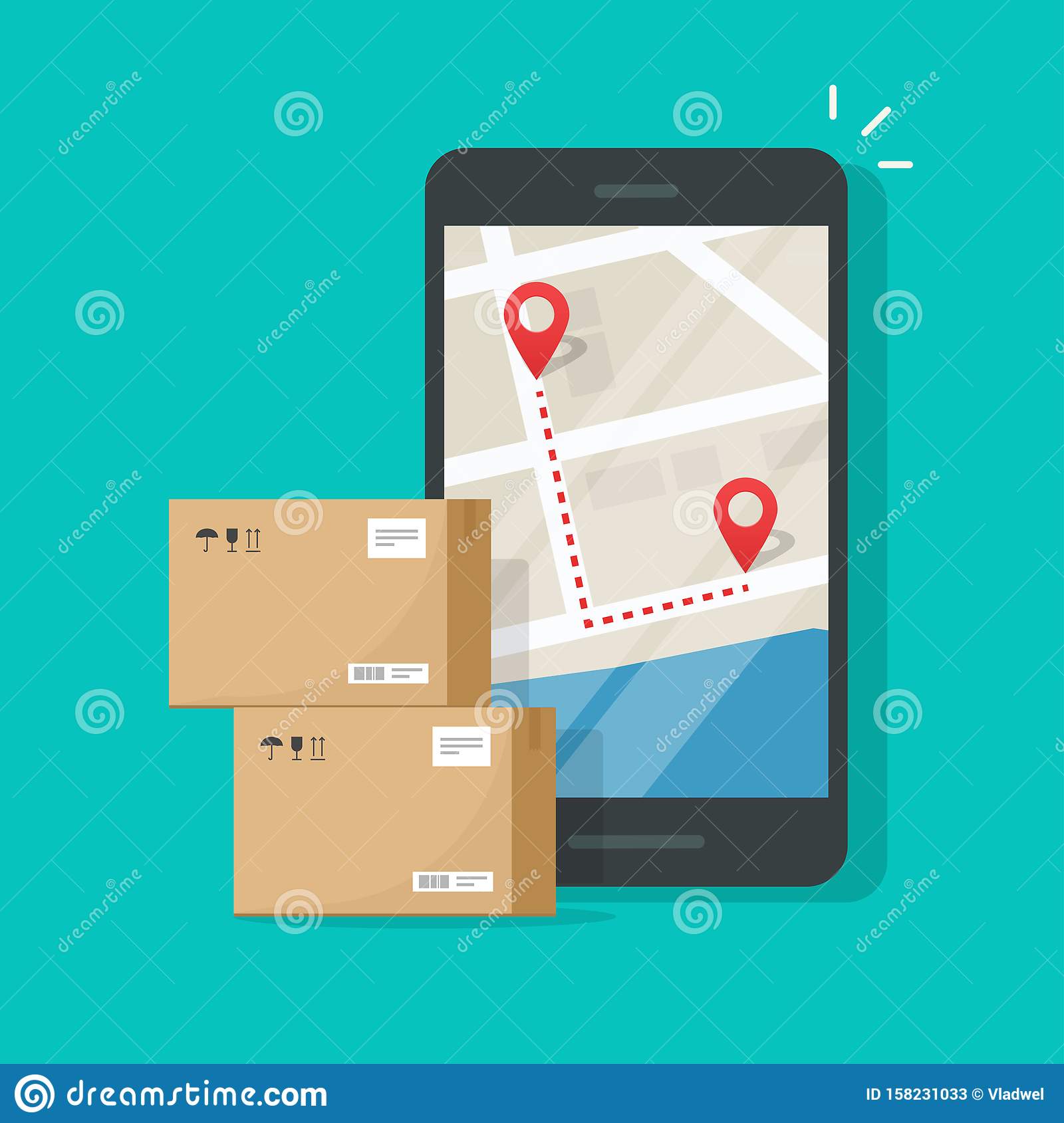 Detail Gambar Parcel Cartoon Tracking Nomer 2