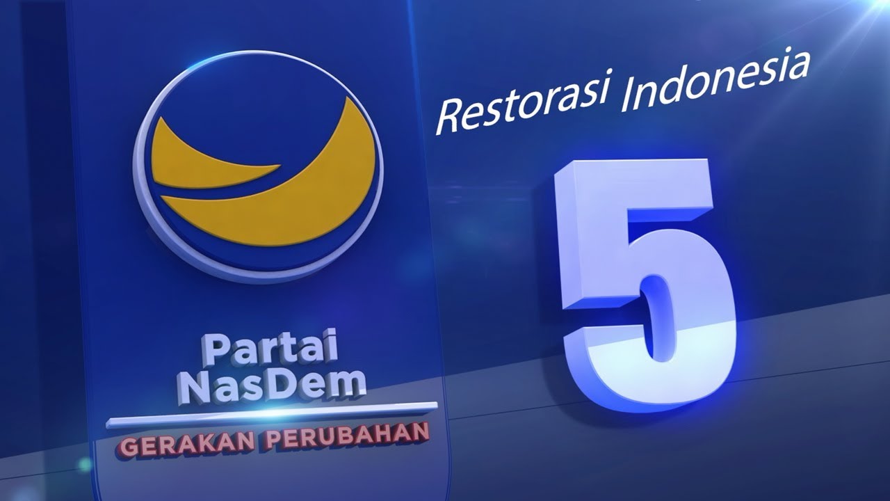 Detail Gambar Partai Nasdem 2019 Nomer 10