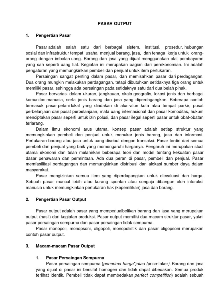 Detail Gambar Pasar Output Nomer 39