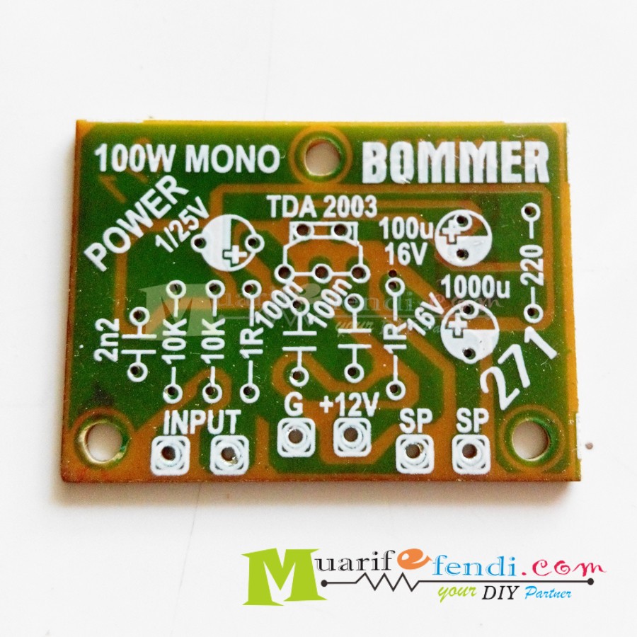 Detail Gambar Pcb Power Amplifier Ic Tda 2003 Nomer 3