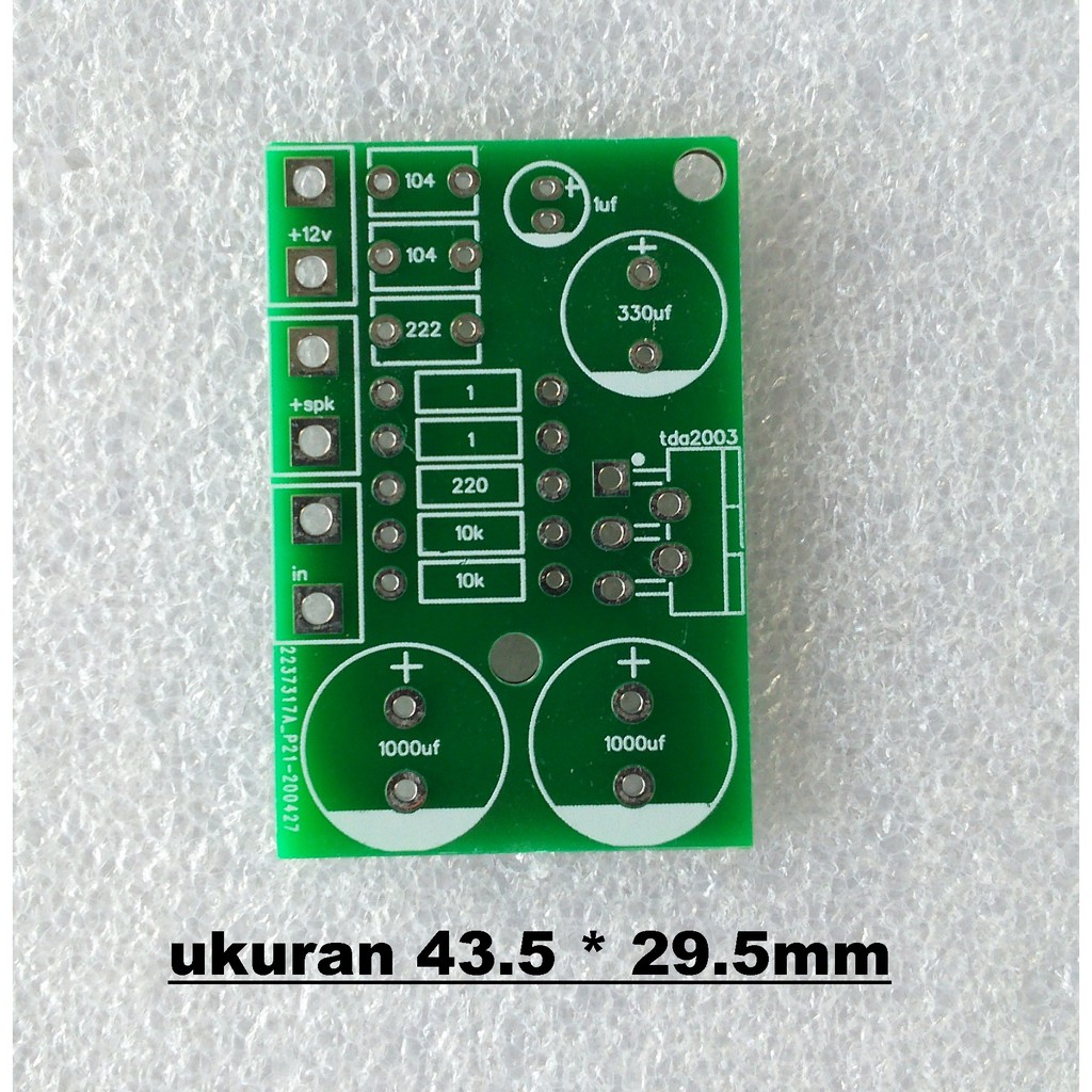 Detail Gambar Pcb Power Amplifier Ic Tda 2003 Nomer 24