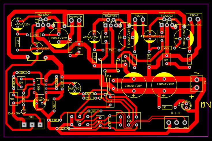 Detail Gambar Pcb Power Amplifier Ic Tda 2003 Nomer 10