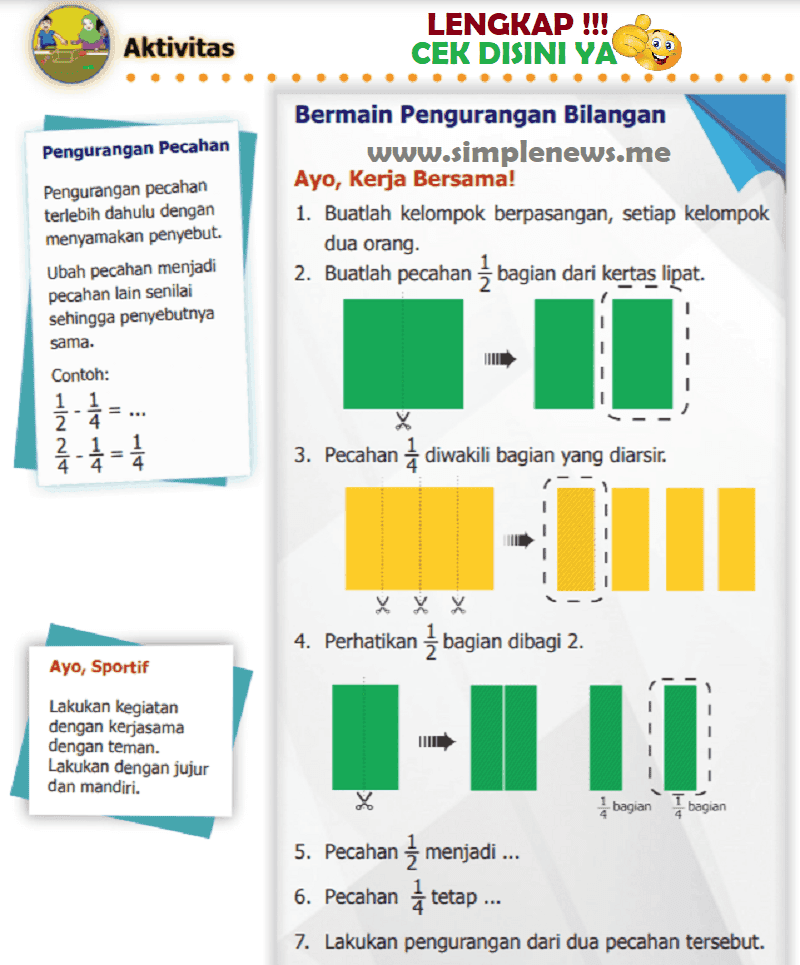 Detail Gambar Pecahan 1 2 Nomer 50