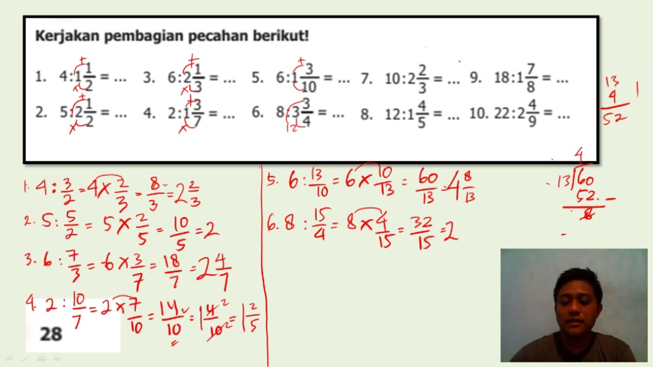 Detail Gambar Pecahan 1 2 Nomer 55