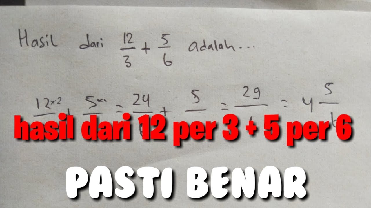 Detail Gambar Pecahan 6 12 Nomer 16