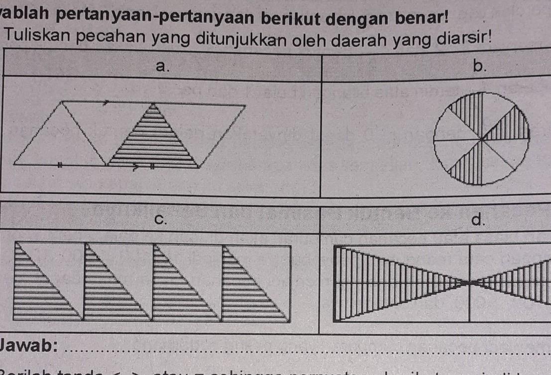 Detail Gambar Pecahan Yang Diarsir Nomer 35