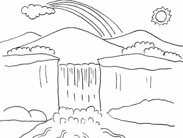 Detail Gambar Pegunungan Sketsa Nomer 39