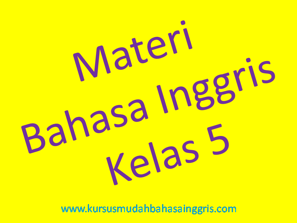 Detail Gambar Pelajaran Bahasa Inggris Nomer 15