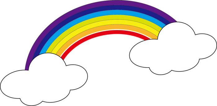 Detail Gambar Pelangi Cloud Cartoon Png Nomer 14