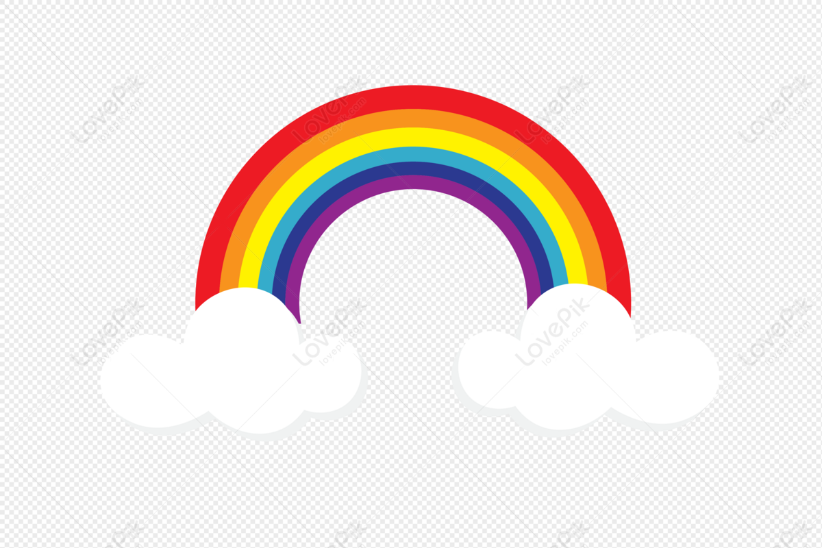 Detail Gambar Pelangi Cloud Cartoon Png Nomer 3