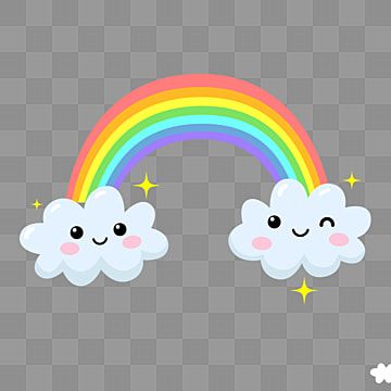 Detail Gambar Pelangi Cloud Cartoon Png Nomer 29