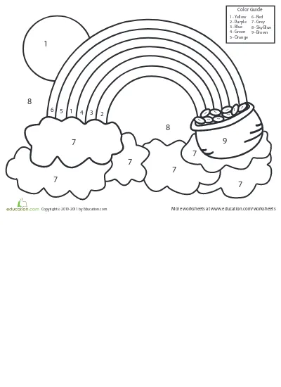 Detail Gambar Pelangi Untuk Diwarnai Nomer 38