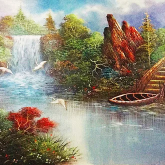 Detail Gambar Pemandangan Alam Air Terjun Nomer 47