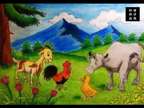 Detail Gambar Pemandangan Alam Dan Hewan Nomer 3