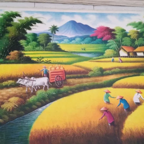Detail Gambar Pemandangan Alam Di Desa Koleksi Nomer 3