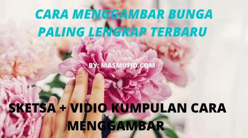 Detail Gambar Pemandangan Bunga Sakura Dengan Pensil Warna Nomer 44