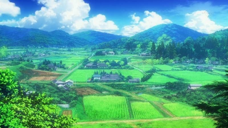 Gambar Pemandangan Desa Di Anime - KibrisPDR