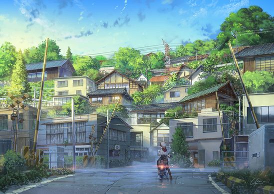Detail Gambar Pemandangan Desa Di Anime Nomer 5