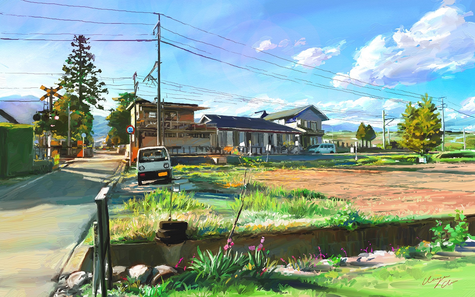 Detail Gambar Pemandangan Desa Di Anime Nomer 7