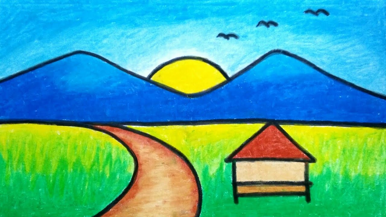 Detail Gambar Pemandangan Di Sawah Nomer 3