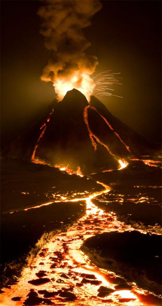 Detail Gambar Pemandangan Gunung Berapi Nomer 25