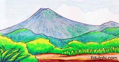 Detail Gambar Pemandangan Gunung Berapi Nomer 28