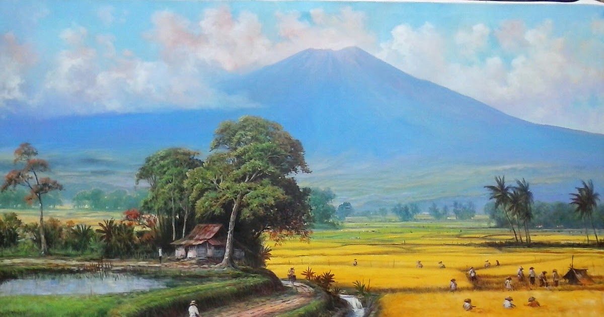 Detail Gambar Pemandangan Kampung Nomer 13