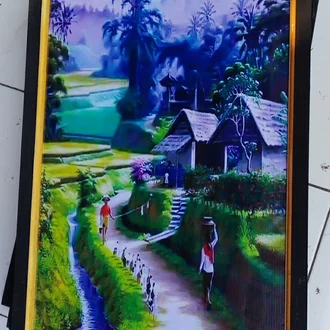 Detail Gambar Pemandangan Kampung Nomer 47