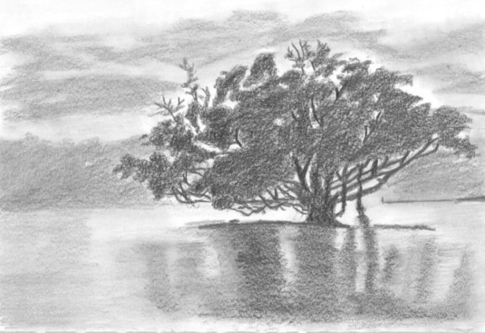 Detail Gambar Pemandangan Pantai Lukisan Pensil Pemandangan Pantai Nomer 49