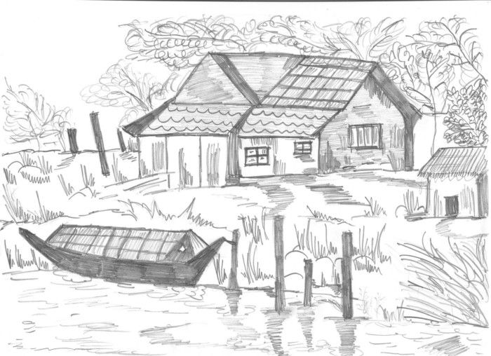 Detail Gambar Pemandangan Sketsa Nomer 23