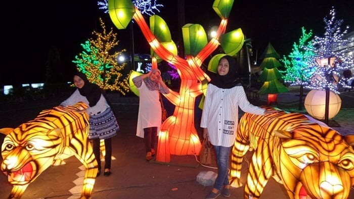 Detail Gambar Pemandangan Taman Lampion Nomer 25