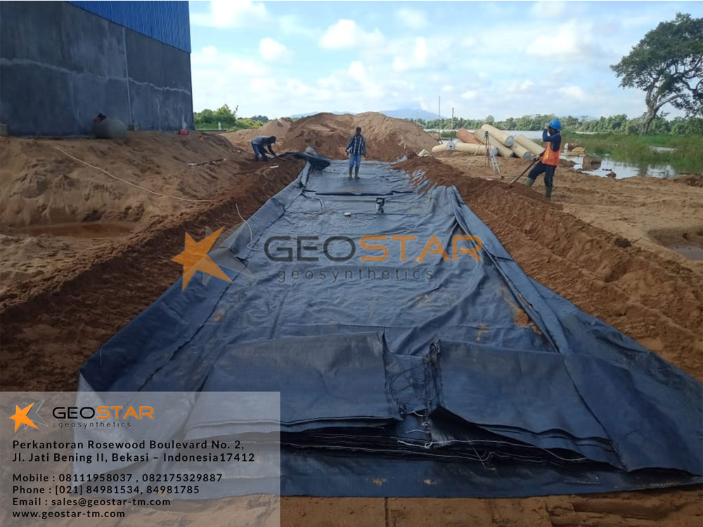 Detail Gambar Pemasangan Geotextile Nomer 4