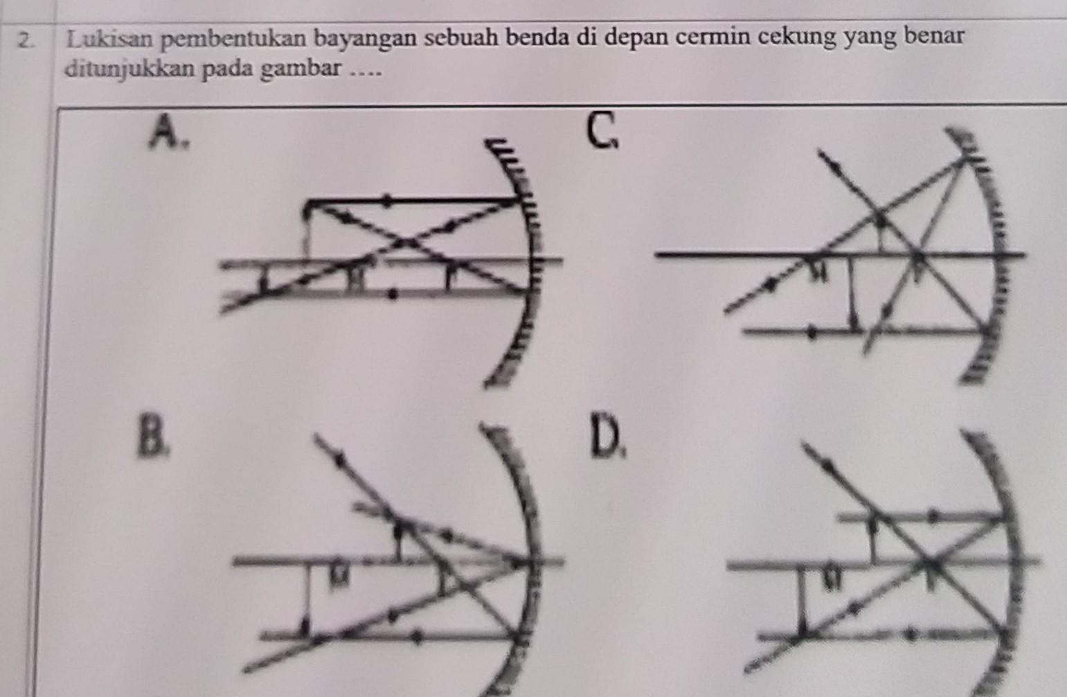 Detail Gambar Pembentukan Bayangan Dari Cermin Cekung Nomer 40